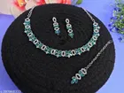 Necklace Set Blue Free Size for Women