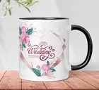 Bride Loading Printed Heart Handle Mug Microwave Safe Ceramic Tea Coffee 