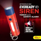 Eveready Siren Rechargeable DL102 Torch, Multicolor, 3cm