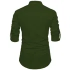 Trendy Cotton Full Sleeves Short Kurta For Men 