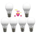 LAZYwindow 9 Watt LED Bulb with Free Gift (White, Pack of 7)
