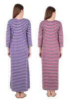 Woolen Hosiery Nighty for Women 