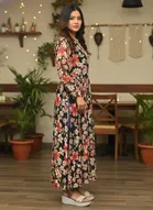 Floral Print Naira Kurti for Women 