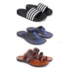 Combo of Flipflops with Slippers & Sliders for Men 