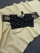 Art Silk Solid Saree for Women 