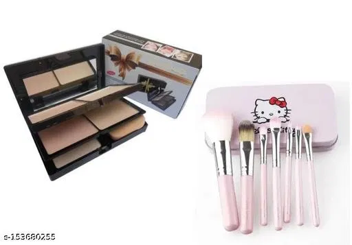 Face Makeup Combo, Multicolor, Set of 1
