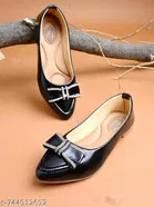 Shoetopia Black Ballerinas 
