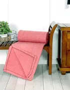 Arch Melange Fleece Blanket 380gms 120x220cm Pink