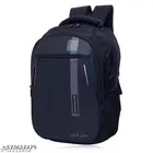 Polyester Backpack for Men & Women, Black