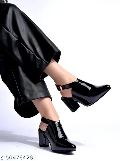 Shoetopia Heel Sandals Black (IND-6)