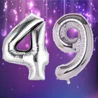 Foil Balloon for Birthday Celebration, No. 49 