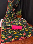 Georgette Printed Saree for Women 