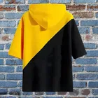 Hooded Colorblocked T-Shirt for Men 