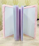 Fur Diary for Girls Unicorn Furry ,Cute,  A5 Soft  Notebook with Ruled Page Approx. 180 Pages Soft Fur Cover Diary  