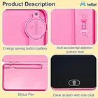 Y1+Pencils 10 pcs with free Sharpener+Eraser and Digital Writing Tablet Pencil Case 