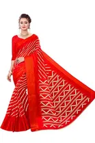 New Fancy Cotton Linen Festive Sarees 