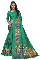 Art Silk Printed Saree for Women 