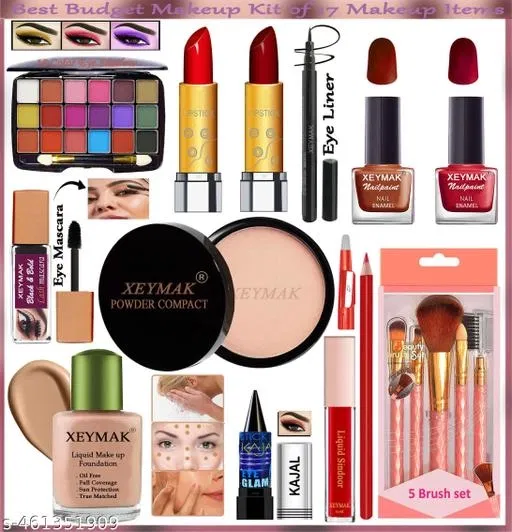 Face Makeup Combo, Multicolor, Set of 1