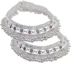Silver Plated Anklets for Women 