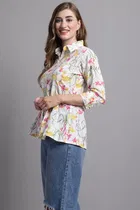 Cotton Printed Top for Women 