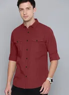 Full Sleeves Solid Shirt for Men 