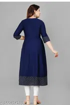 Anarkali Rayon Printed Kurti for Women 