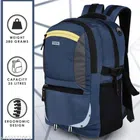 Polyester Backpacks for Men & Women (Navy Blue, 35 L)