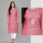 Bandhani Printed Cotton Blend Kurti for Women 