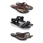 Sandals with 2 Pairs Flats for Women 