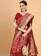 Banarasi Silk Zari Woven Saree for Women 