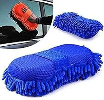 Fiber Multipurpose Car Cleaning Sponge (Multicolor)