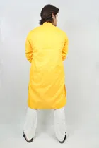 Cotton Solid Kurta with Pyjama for Men 