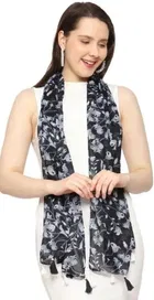 Cotton Blend Printed Scarves for Women 