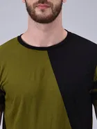 Round Neck Striped T-Shirt for Men 