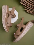 Shoetopia Brown Round Toe Comfort Mules 10-11 Years