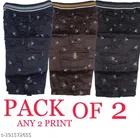 Cotton Capris for Boys (Multicolor, 2-3 Years) (Pack of 2)