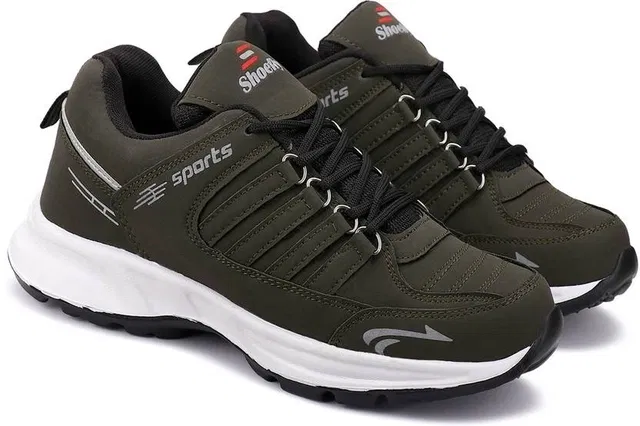 Shoefly Sports Shoes for Men (Green, 7)