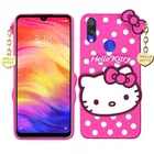 Redmi Y3 Silicone Mobile Cover (Pink)