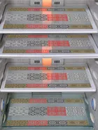 PVC Fridge Top Cover with 4 Pcs Shelf Mat 