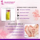 Majestique Sponge Able Foot Care Buffer Moisturizing Body Wash with Sponge 