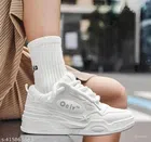 Casual Shoes for Women (White, 7)