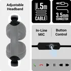 ZEBRONICS Zeb -Boom, In-Line Mic, 1.5 Meter Cable, 3.5mm Jack, Soft Cushion, 40mm Drivers Wired  