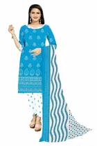 शारदा क्रिएशन क्रेप फ्लोरल प्रिंट सलवार सूट अस्टीचड 