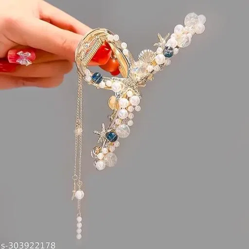 Gold Hair Clips & Hair Pins for Women (Gold, 1 Pc)
