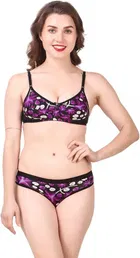 Cotton Blend Lingerie Set for Women 