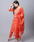 Cotton Cambric Printed Kurta Set for Women 