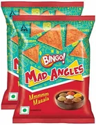 Bingo Mad Angles Mmmmm Masala Namkeen 2X72.5 g (Set Of 2)