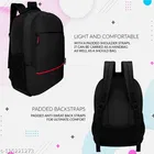 Polyester Backpack for Men & Women, Black