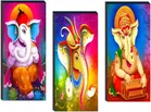 MDF 3 Pcs Designer Wall Painting for Home & Office 