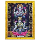 Laxmi Ganesh Idols Wall Photo Frame 